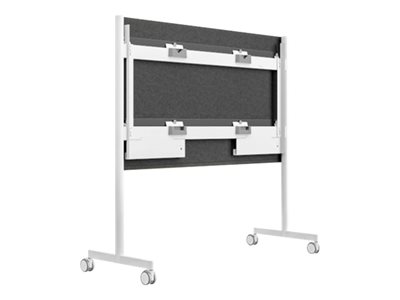 Steelcase Roam Collection Cart for interactive whiteboard artic white, Microsoft gray 