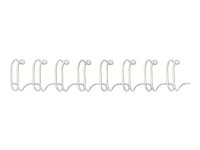 FELLOWES rel metall 34 boucles 8mm blanc