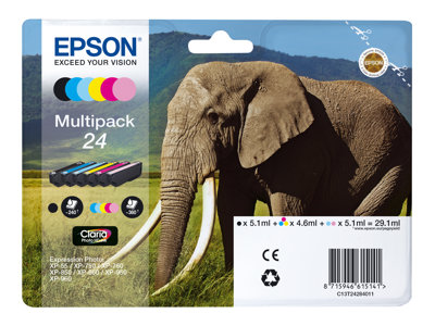 EPSON 3LB 24 Ink Cartridge multipck w/s