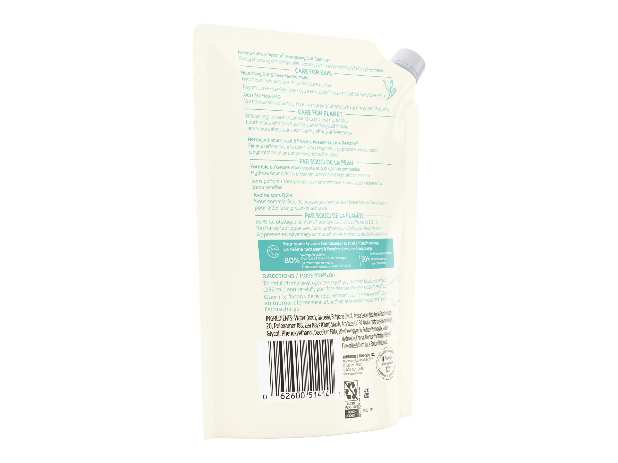 Aveeno Calm + Restore Oat Cleanser - 473ml