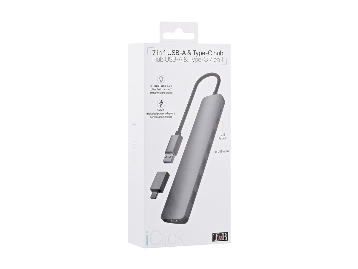 TNB Selfpowered 7Port USB Hub Refined