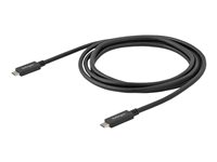 StarTech.com USB 3.1 USB Type-C kabel 2m Sort