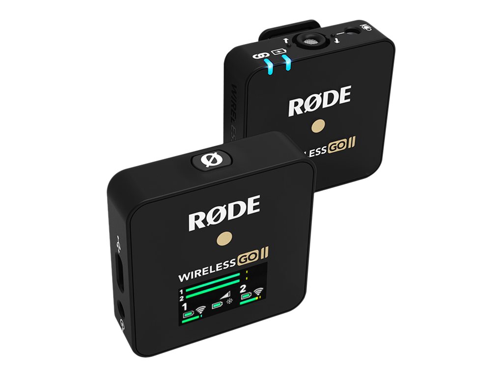 Rode Wireless GO II Digital Microphone System - Black - ROD-WIRELESSGO2SINGLE