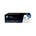 HP 125A CYM Tri-Pack LaserJet Toner Cart