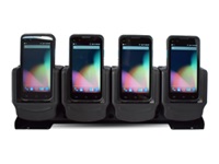 Unitech - Station de charge portable - 4 emplacements, sans protection en caoutchouc - connecteurs de sortie : 4 