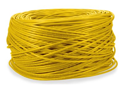 NON-TERMINATED PATCH CBL1000FT YELLOW CAT6 UTP TAA COMP CU