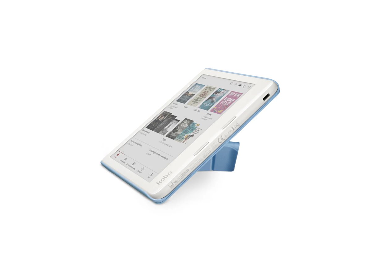 Kobo Libra SleepCover flip cover for eBook Open view Right-angle 79744