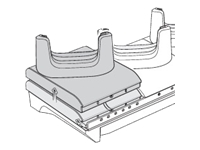 Zebra - Kit de remplacement de la coupelle du berceau portatif (pack de 5) - pour Zebra TC53, TC58, TC58 Premium