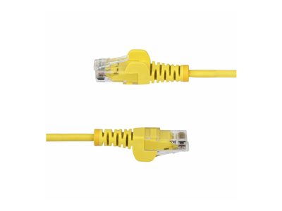 0065030918886 - 5m Yellow Slim CAT6 Ethernet Cable Snagless 28AWG LSZH - patch cable - 5 m - yellow - Gelb - 5 meter