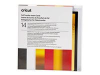 Cricut Royal Flush Sampler Folietransfe-indstikskort Rød Guld