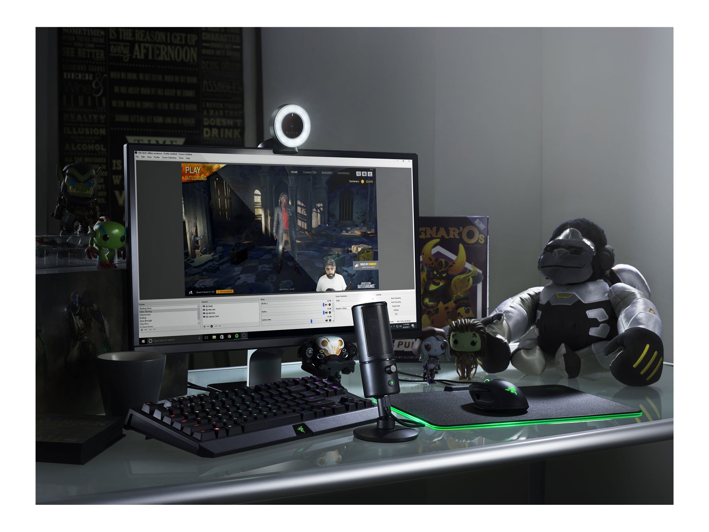 Razer Kiyo Full HD Webcam - RZ19-02320100-R3U1