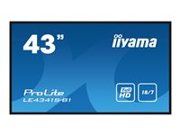 iiyama ProLite LE4341S-B1 43' 1920 x 1080 (Full HD) VGA (HD-15) HDMI