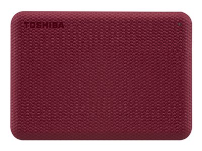Toshiba Canvio Advance Hard drive 2 TB external (portable) 2.5INCH USB 3.2 Gen 1 red