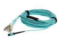 AddOn - Cordon de raccordement - LC multi-mode (M) pour MPO multimode (M) - 30 m 