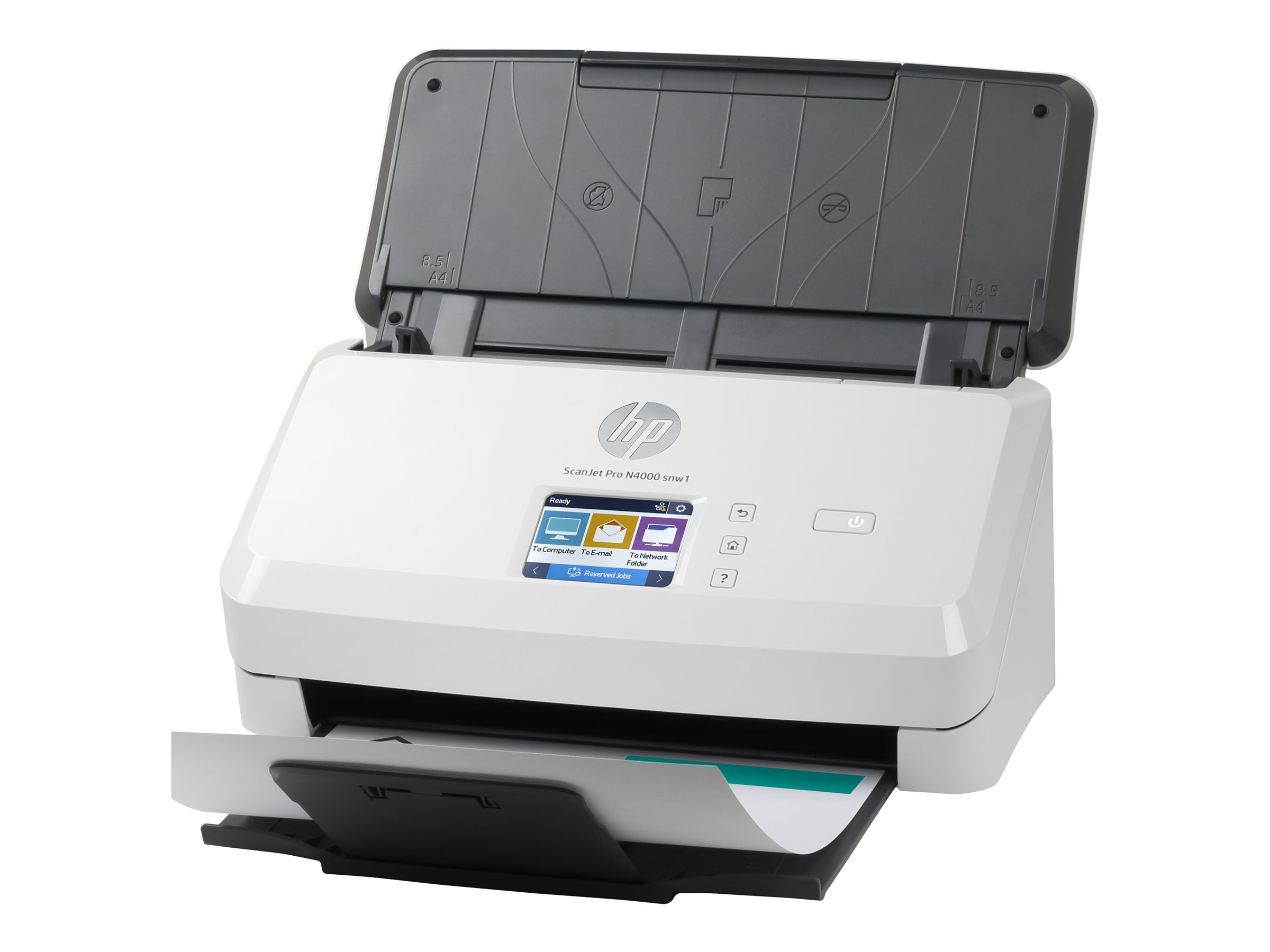 Hp Scanjet Pro N4000 Snw1 Sheet Feed Document Scanner Desktop Usb 30 Lan Wi Fin
