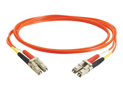 C2G 1m LC-LC 62.5/125 Duplex Multimode OM1 Fiber Cable - Orange - 3ft - patch cable - 1 m