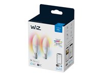 WiZ Colors LED-lyspære 4.9W F 470lumen 2200-6500K Multifarve/dagslys til varmt hvidt lys