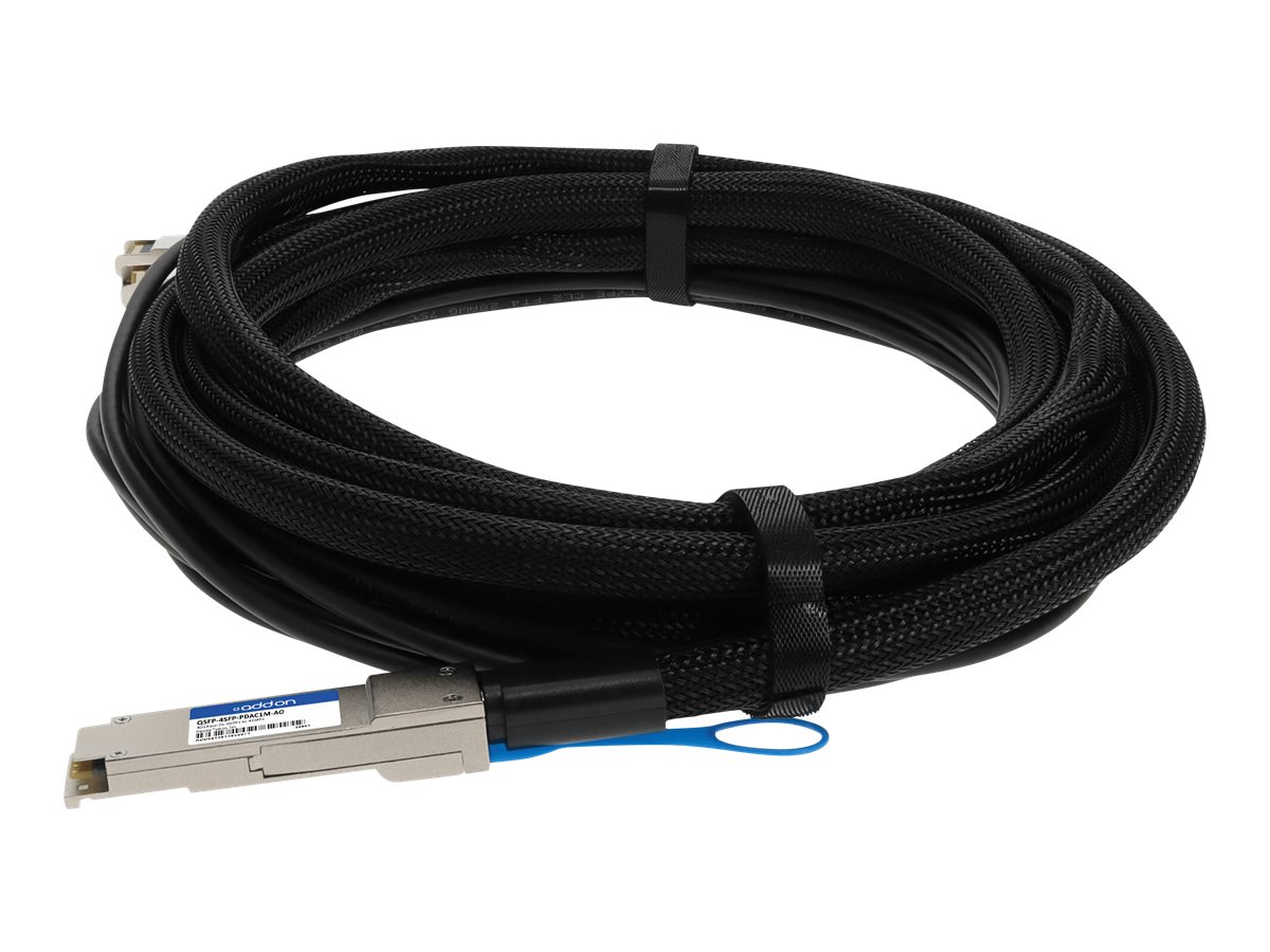 AddOn 1m Industry Standard QSFP+ Breakout DAC