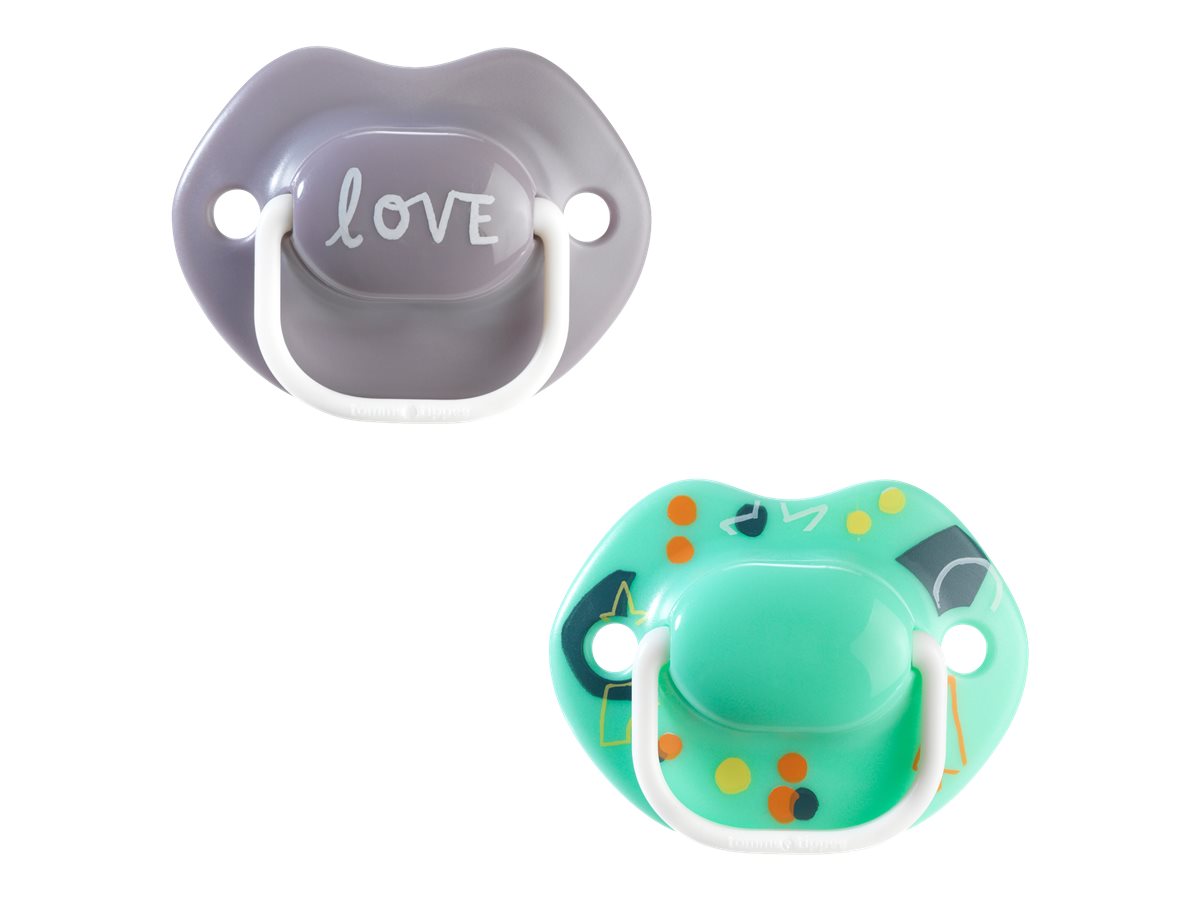 Tommee Tippee Moda Pacifier Set - 6-18 Months - 2 pack