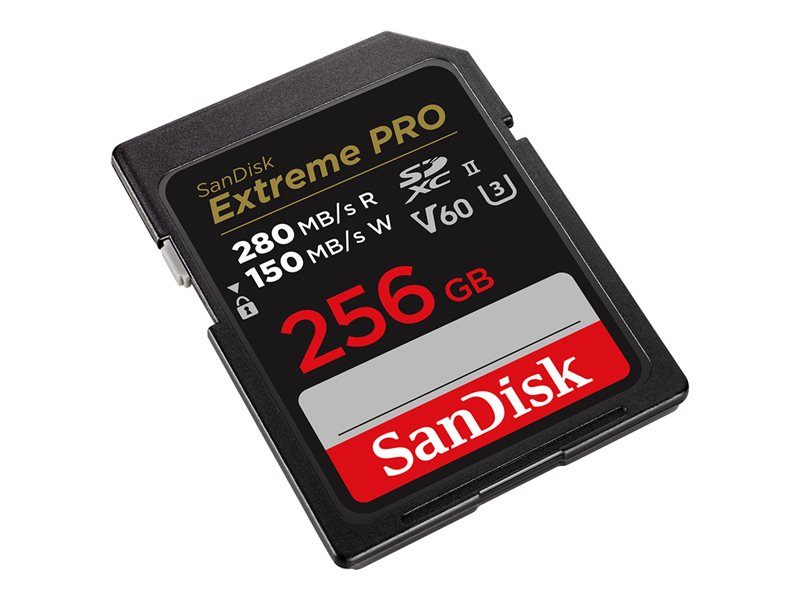 SanDisk Extreme Pro - carte mmoire flash - 256 Go - SDXC UHS-II