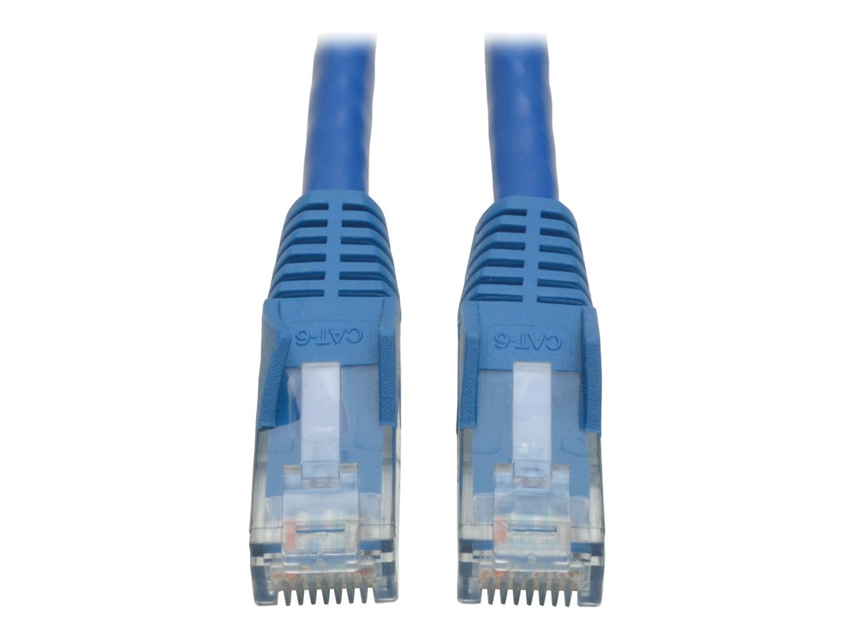Eaton Tripp Lite Series Cat6 Gigabit Snagless Molded (UTP) Ethernet Cable (RJ45 M/M), PoE, Blue, 8 ft. (2.43 m)