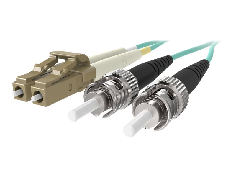 Belkin 3M Fiber Optic Cable; 10GB Aqua Multimode LC/ST Duplex, 50/125 OM3