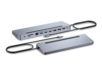 I-TEC USB-C Metal Ergonomic 4K 3x Disply - C31FLAT2PDPRO