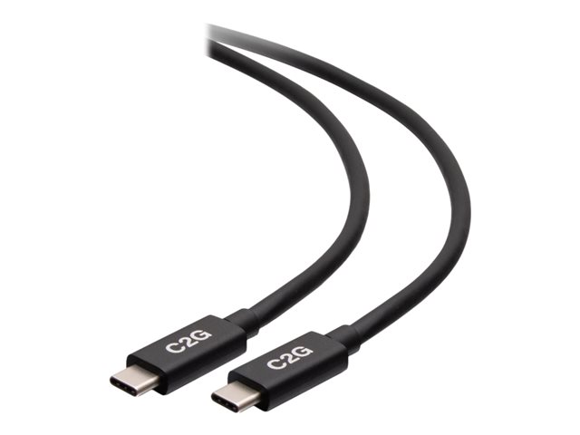 C2G 3.3ft (1m) USB-C Male to USB-C Male Cable (20V 5A) - USB4 (40Gbps) - USB kabel typ C - USB-C do USB-C - 1 m – foto 2
