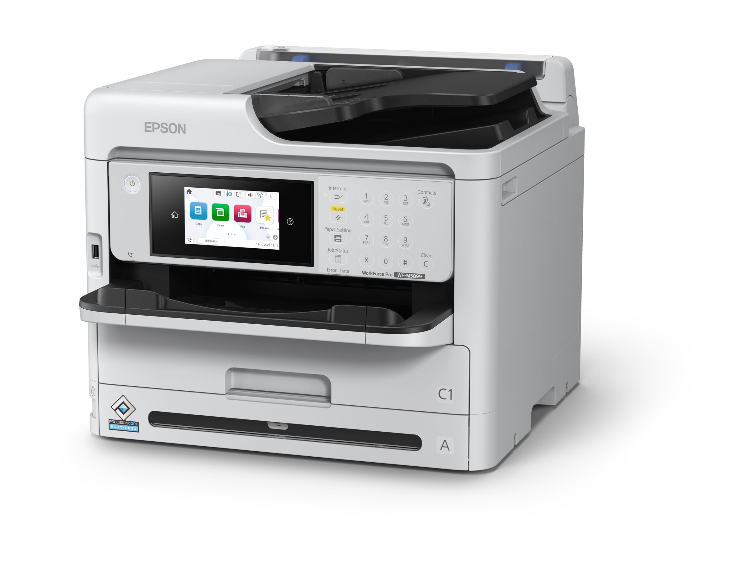 Epson WorkForce Pro WF-M5899 multifunction printer Product shot Front 979950