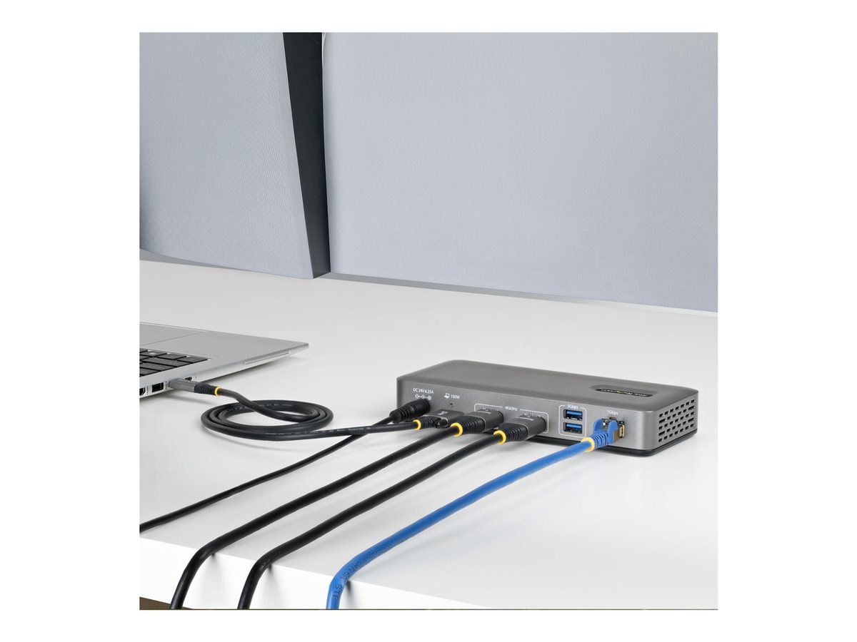 USB-C Dock 2x HDMI 4K60 1GbE 100W PD – foto 4