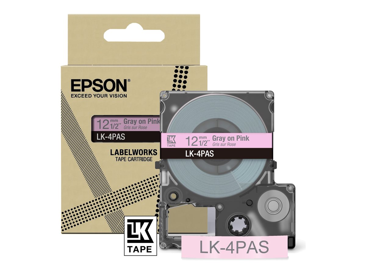 Epson Soft Pink/Gray 12mm LK-4PAS – foto 3