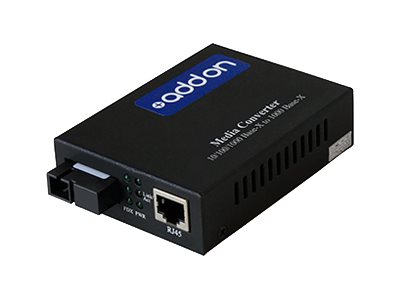 AddOn 1Gbs 1 RJ-45 to 1 SC Media Converter