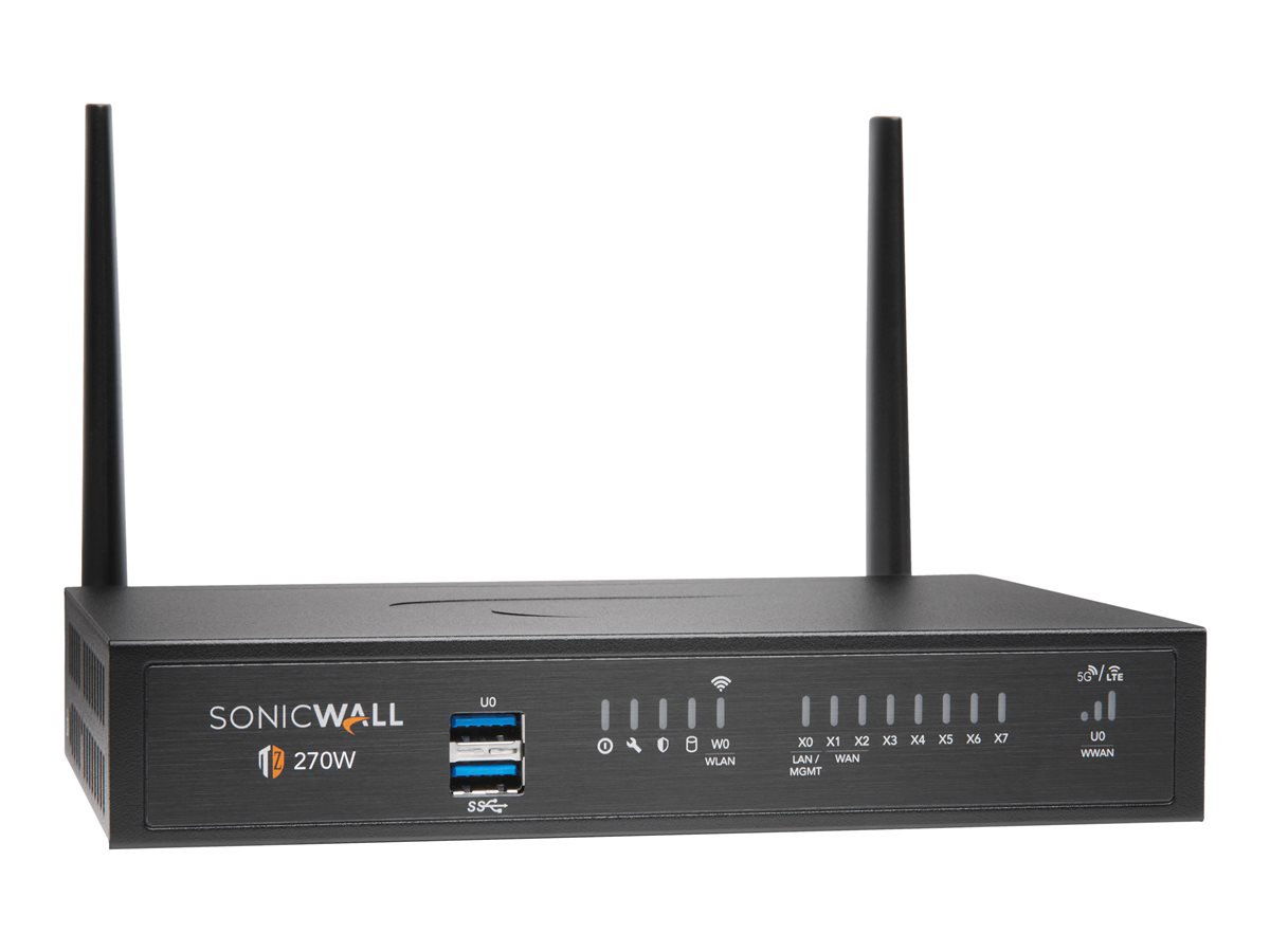 SonicWall TZ270W - Advanced Edition - bezpečnostní zařízení - Wi-Fi 5 - s roční služba TotalSecure – foto 3