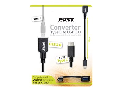 PORT DESIGNS CONVERTER TYPE C TO USB 3.0