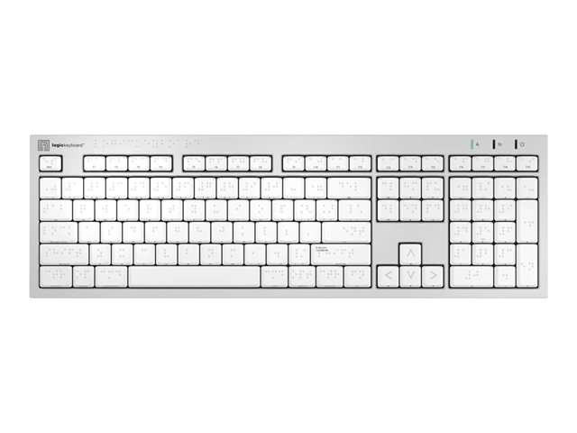 Slimline Braille Logickeyboard - Made for Mac – LogicKeyboard