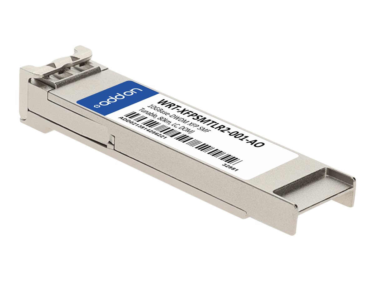 AddOn - XFP transceiver module (equivalent to: JDSU WRT-XFPSMTLR2-001)