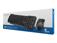 Xtech XTK-309S - Keyboard and mouse set - wireless