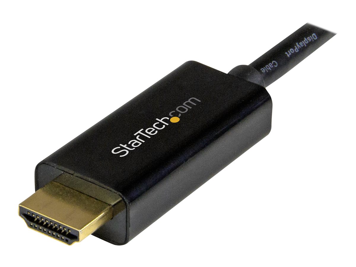 StarTech.com Mini DisplayPort to HDMI converter cable - 3 ft (1m) - mDP to HDMI adapter with built-in cable - (M / M) Ultra HD 4K (MDP2HDMM1MB) - kabel adaptéru - DisplayPort / HDMI - 1 m – foto 3