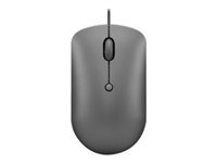 Lenovo 540 - Mouse - compact - optical - 4 buttons - wired - storm gray - retail