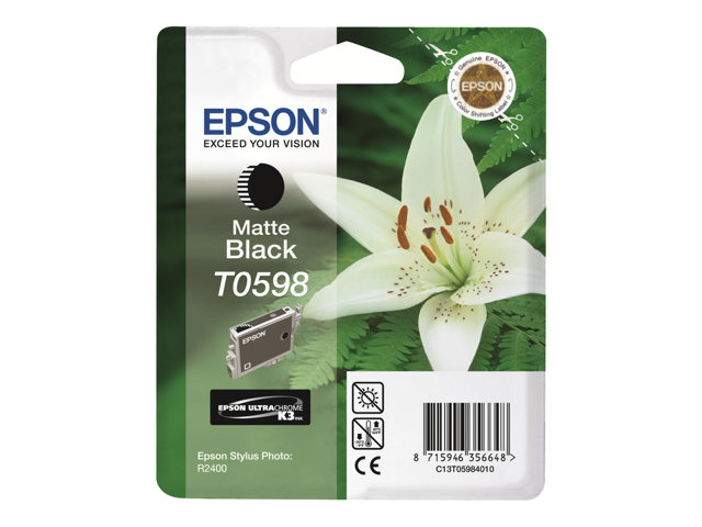 Epson T0598 - matná čerň - originální - inkoustová cartridge – foto 5