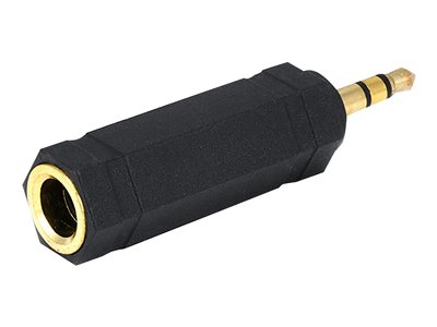 QVS - Audio adapter - stereo mini jack (M) to stereo jack (F)
