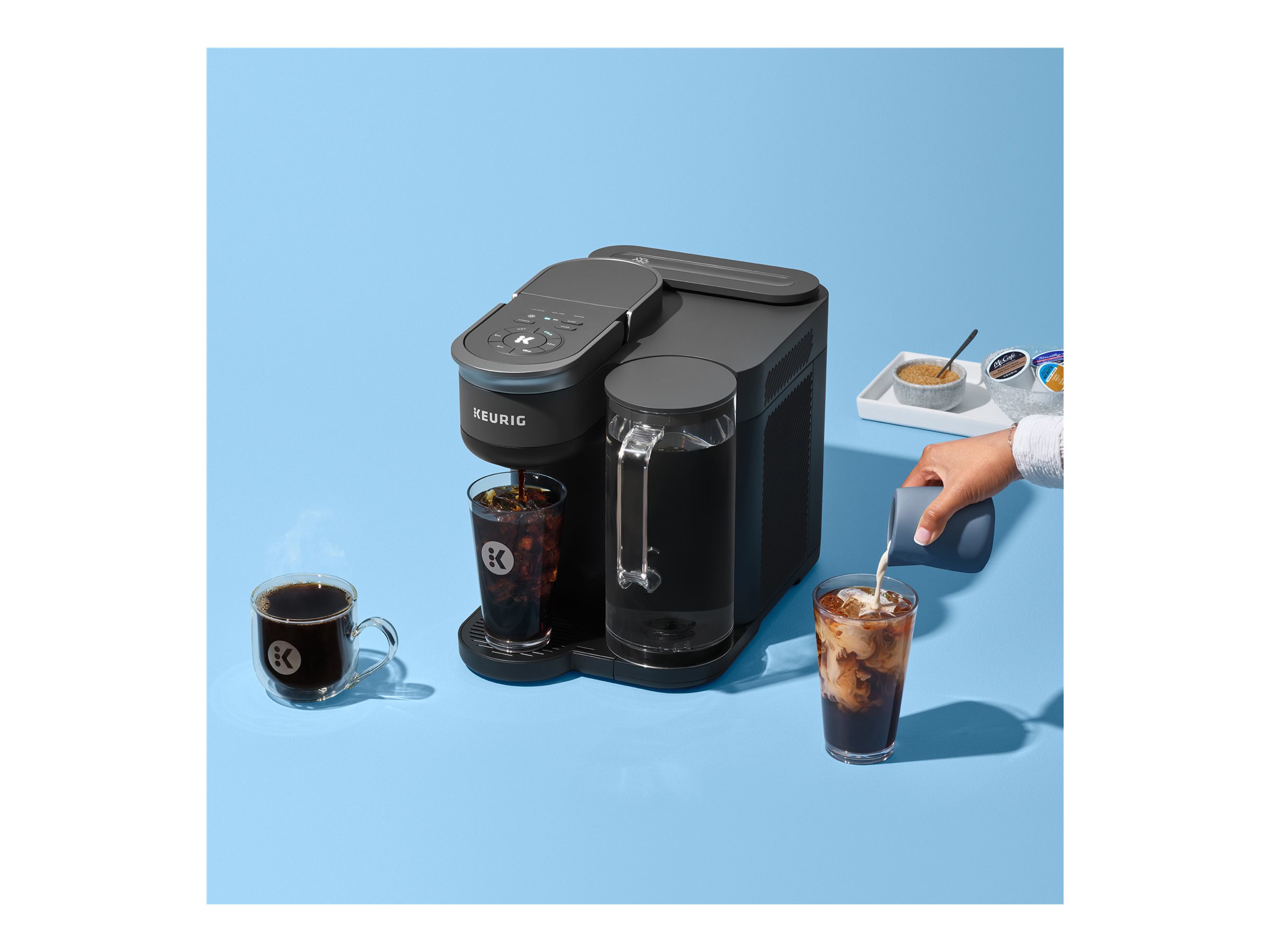 Keurig コーヒーメーカー ブラック 楽天市場】KEURIG カプセル式 コーヒー＆ティーマシン