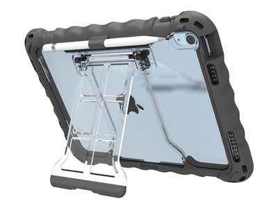 CLEAR CASE FOR IPAD 10.2 7TH 8TH 9TH GEN, 2PC CASE, INTEGRATED KICKSTAND, CLEAR