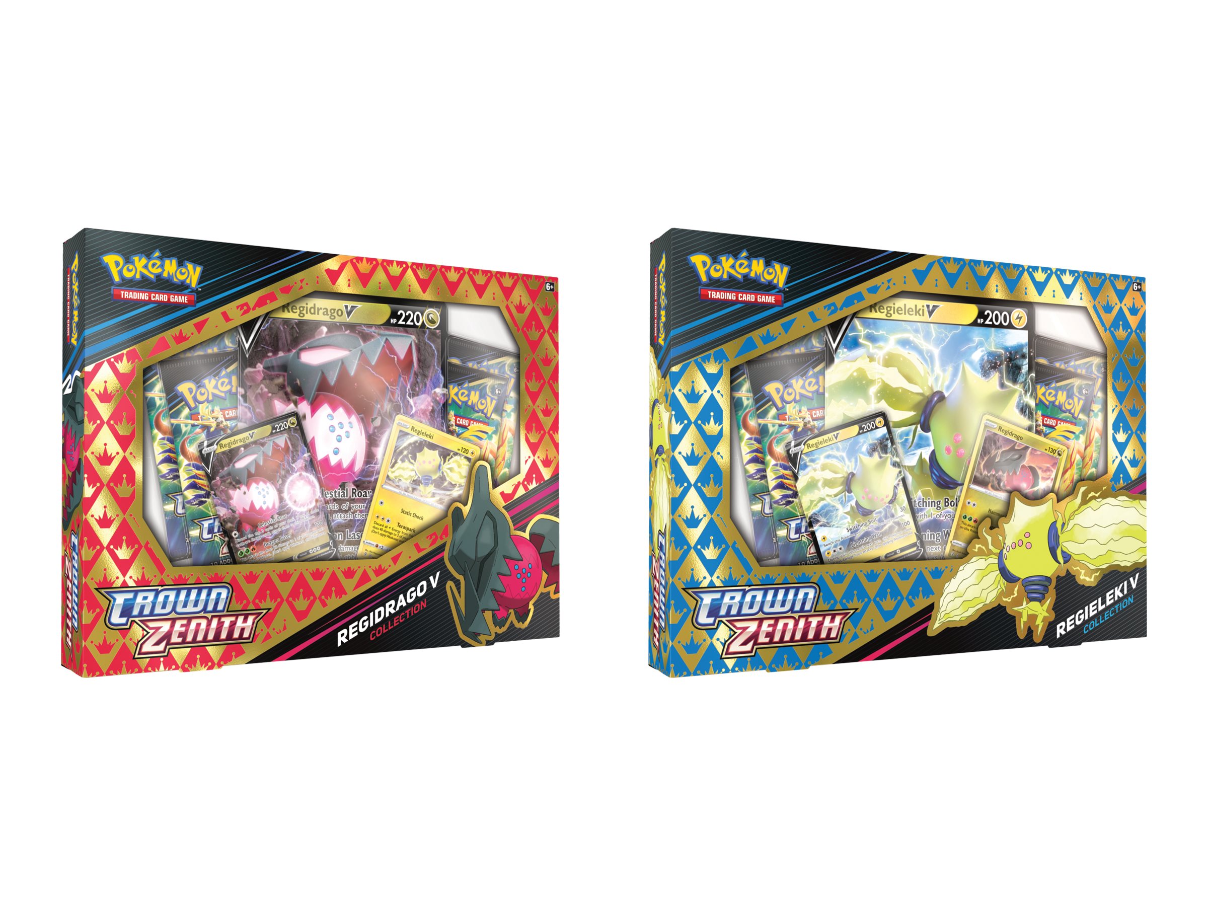 Pokemon TCG: Crown Zenith Regieleki V/Regidrago V Collection - Assorted