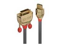 LINDY 5m Gold HDMI to DVI-D Cable