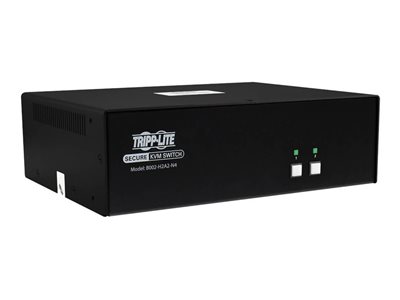 Tripp Lite Secure KVM Switch, 2-Port, Dual Head, HDMI to HDMI, 4K, NIAP PP4.0, Audio, TAA