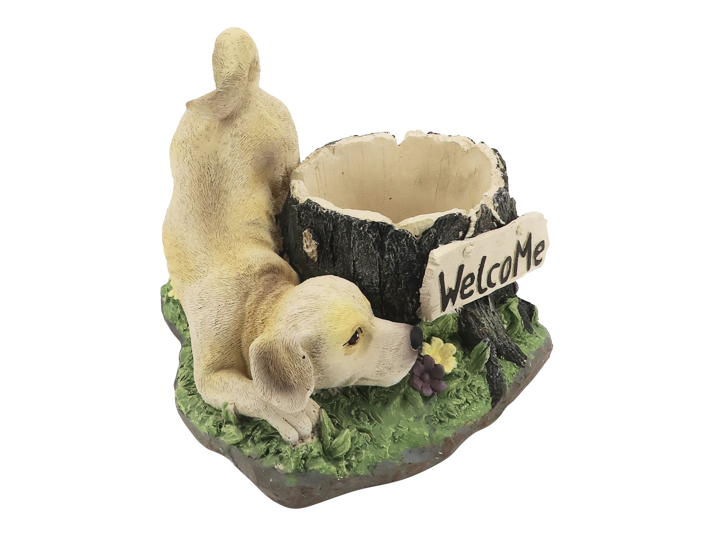 Collection by London Drugs Welcome Dog Planter - 32x31x28cm