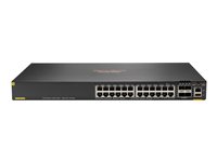 HPE Aruba Networking CX 6200F 24G Class 4 PoE 4SFP 370W Switch Switch 24-porte Gigabit Ethernet PoE+