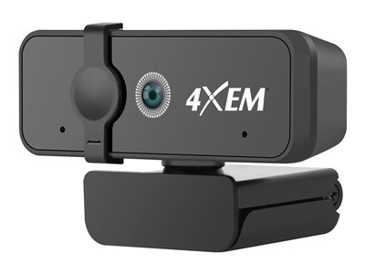 4XEM Webcam color 2 MP 1920 x 1080 1080p audio USB 2.0