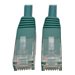 Tripp Lite 5ft Cat6 Gigabit Molded Patch Cable RJ45 M/M 550MHz 24 AWG Green 5
